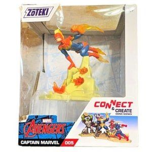 Marvel Avengers Connect &‎ Create Iconic Scenes 005-Captain Marvel Action Figure